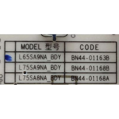 FUENTE DE PODER PARA TV SAMSUNG / NUMERO DE PARTE BN4401163B / L65SA9NA_BDY / BN44-01163B / PANEL CY-TB065RMHV1H / DISPLAY ST6451D07-5 VER.2.1 / 54681A / MODELO QN65QN90BAFXZA CA02	 - Imagen 3